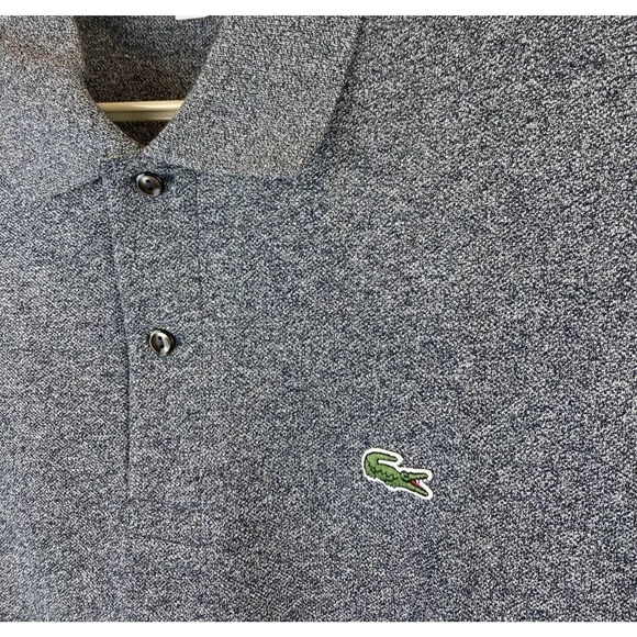LACOSTE Classic Chine Platinum Short Sleev Polo Shirt Size 40/8 - Picture 6 of 9